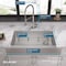Elkay 18 Gauge SS 35-7/8" x 20-1/4" x 9" Single Bowl Farmhouse Sink and Faucet Kit with Bottom Grid and Drain ECTRUF30179RFBC - alternate 5